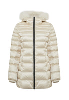 Piumino Long Mead Fur Jacket Tofu 