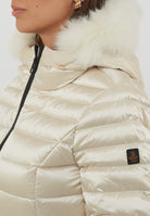 Piumino Long Mead Fur Jacket Tofu 