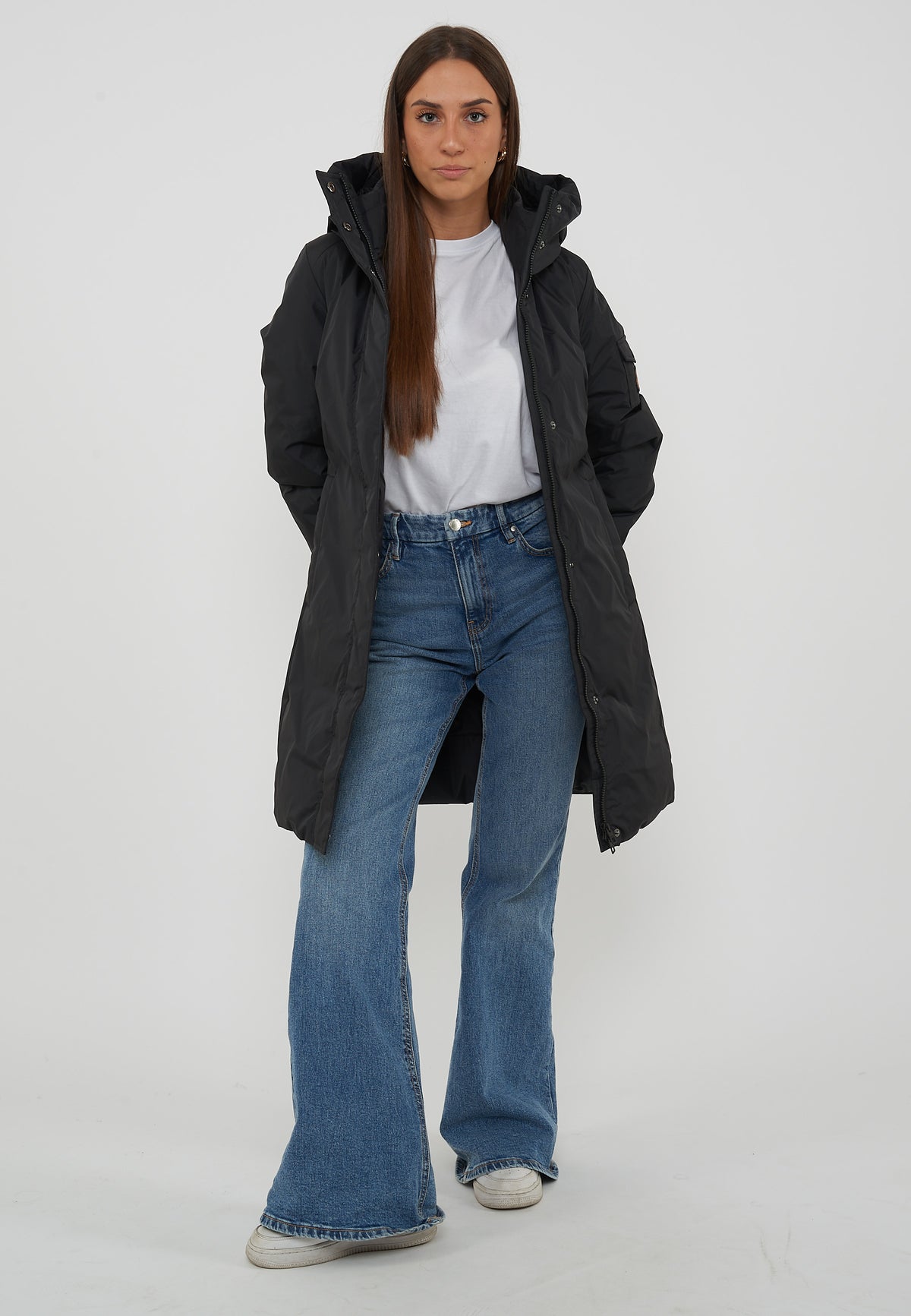 Piumino Donna Long Nebla Jacket Black 