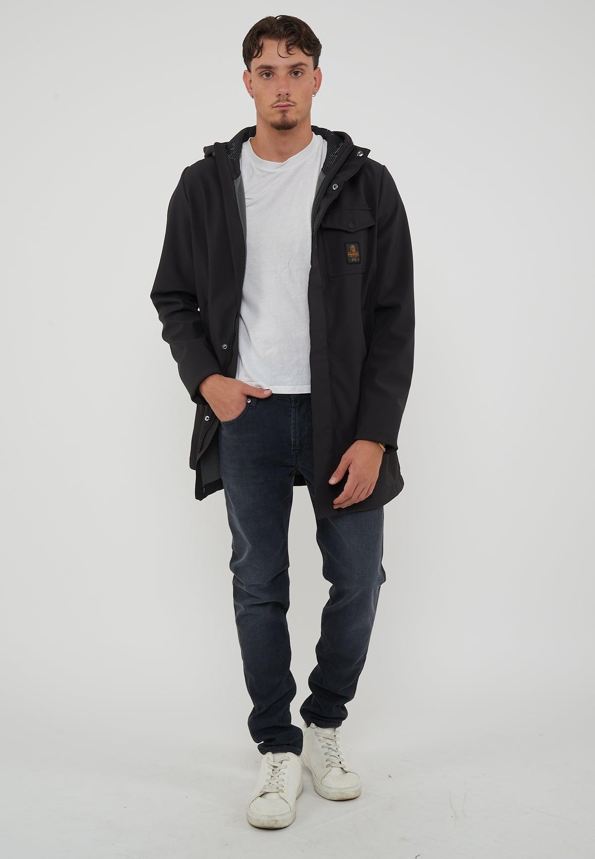 Piumino Uomo Long Speed Jacket Nero 