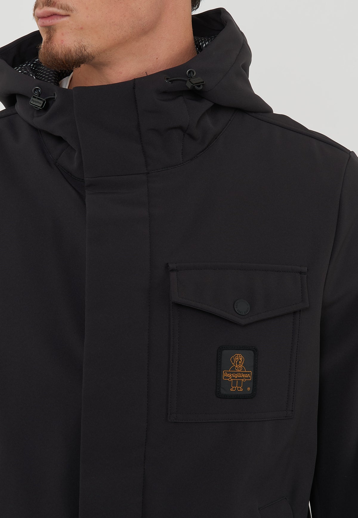 Piumino Uomo Long Speed Jacket Nero 
