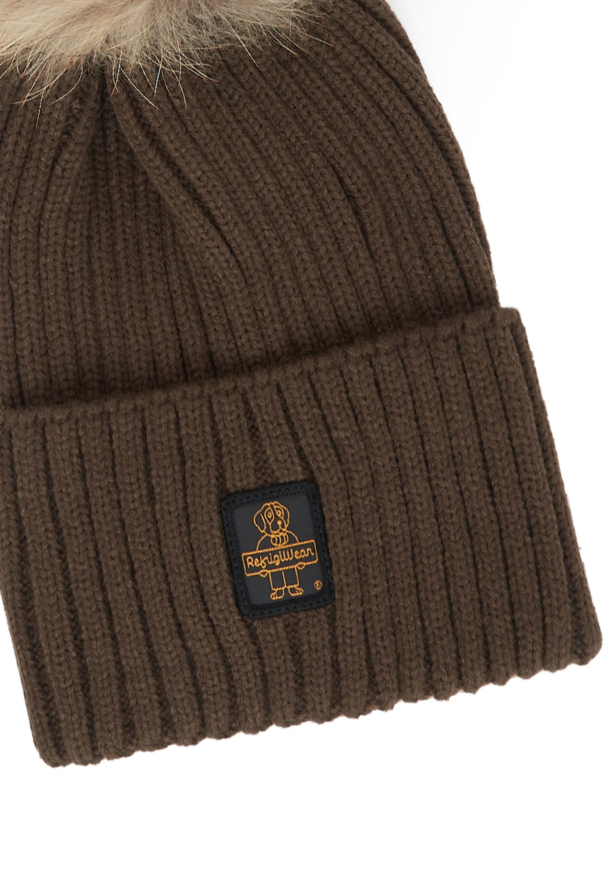 Berretto Donna Modello Snow Flake Bianco Coffee 
