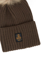 Berretto Donna Modello Snow Flake Bianco Coffee 