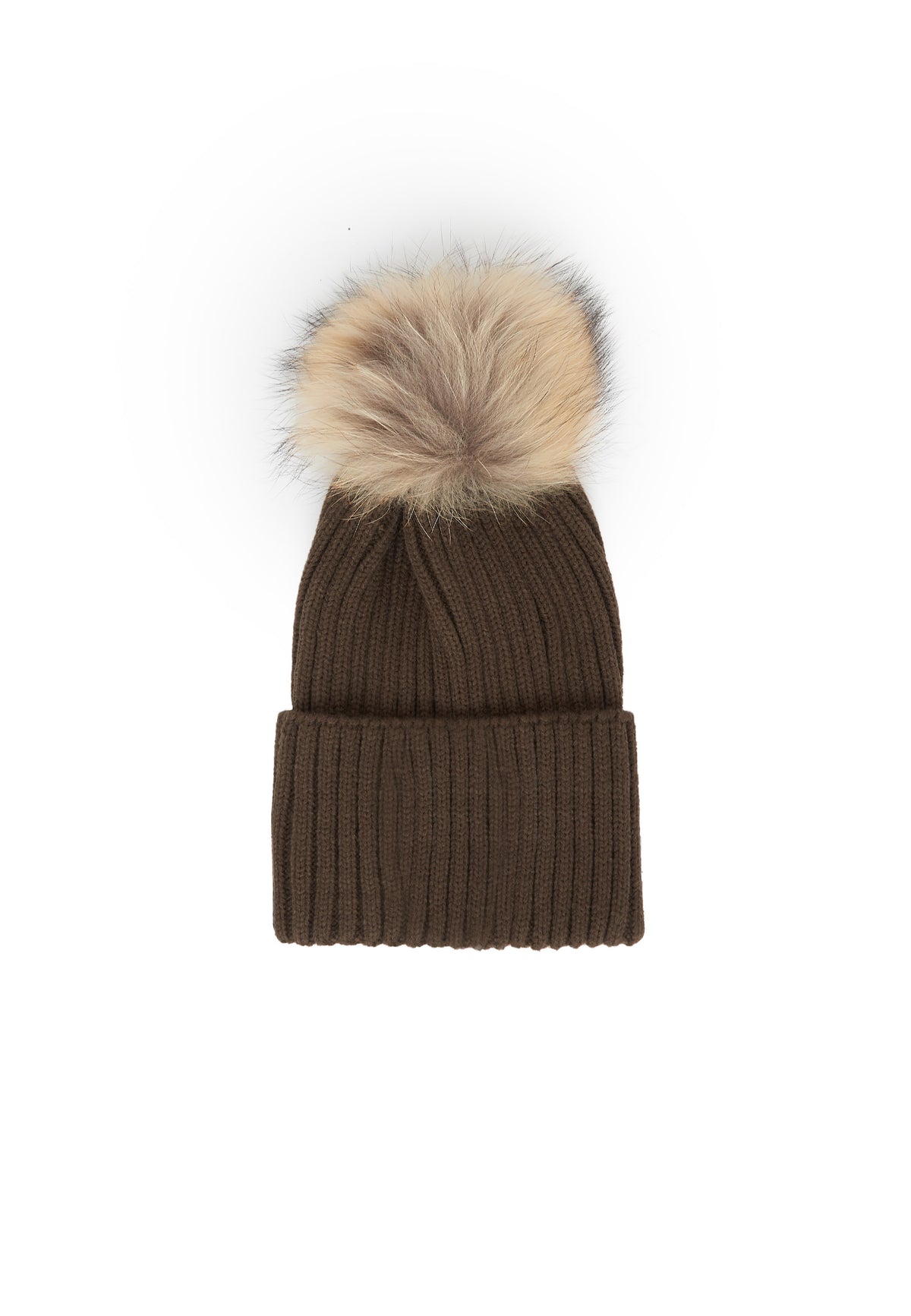 Berretto Donna Modello Snow Flake Bianco Coffee 