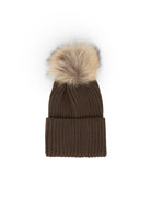 Berretto Donna Modello Snow Flake Bianco Coffee 