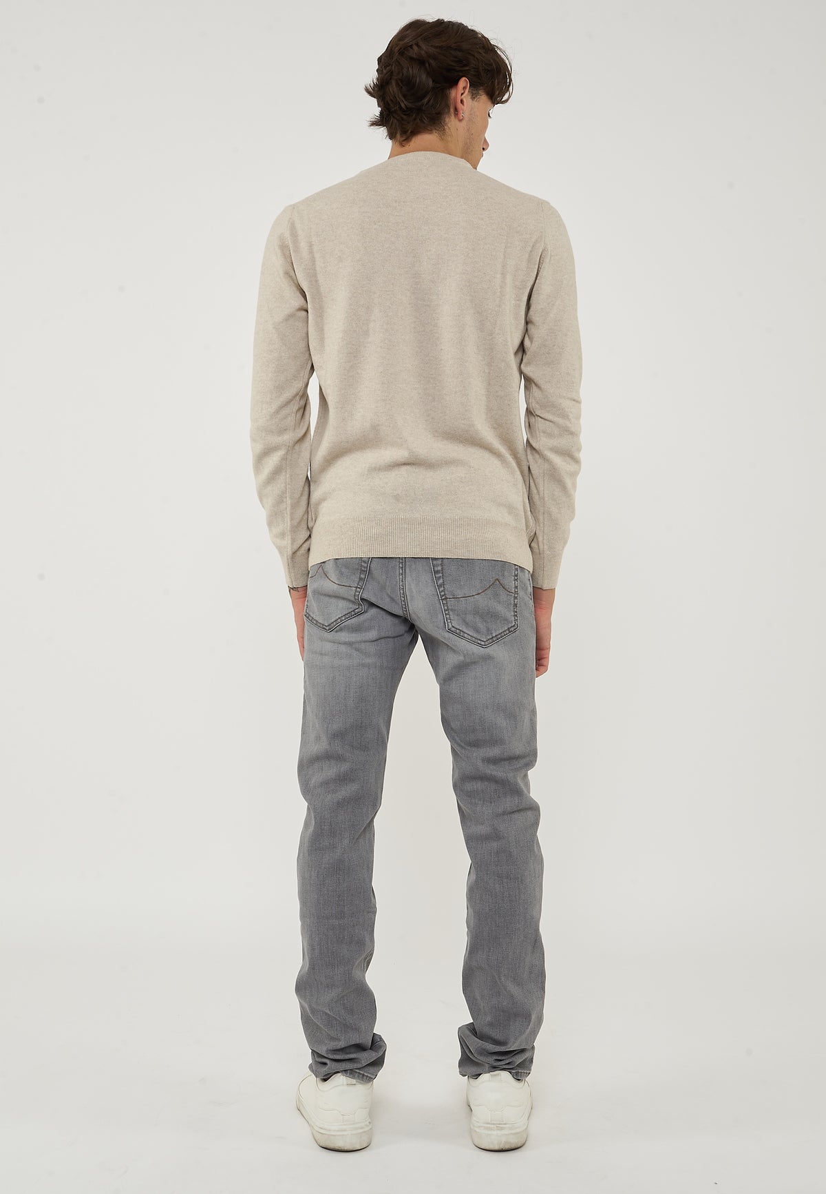Pullover Girocollo Crew Basic Man Silk 