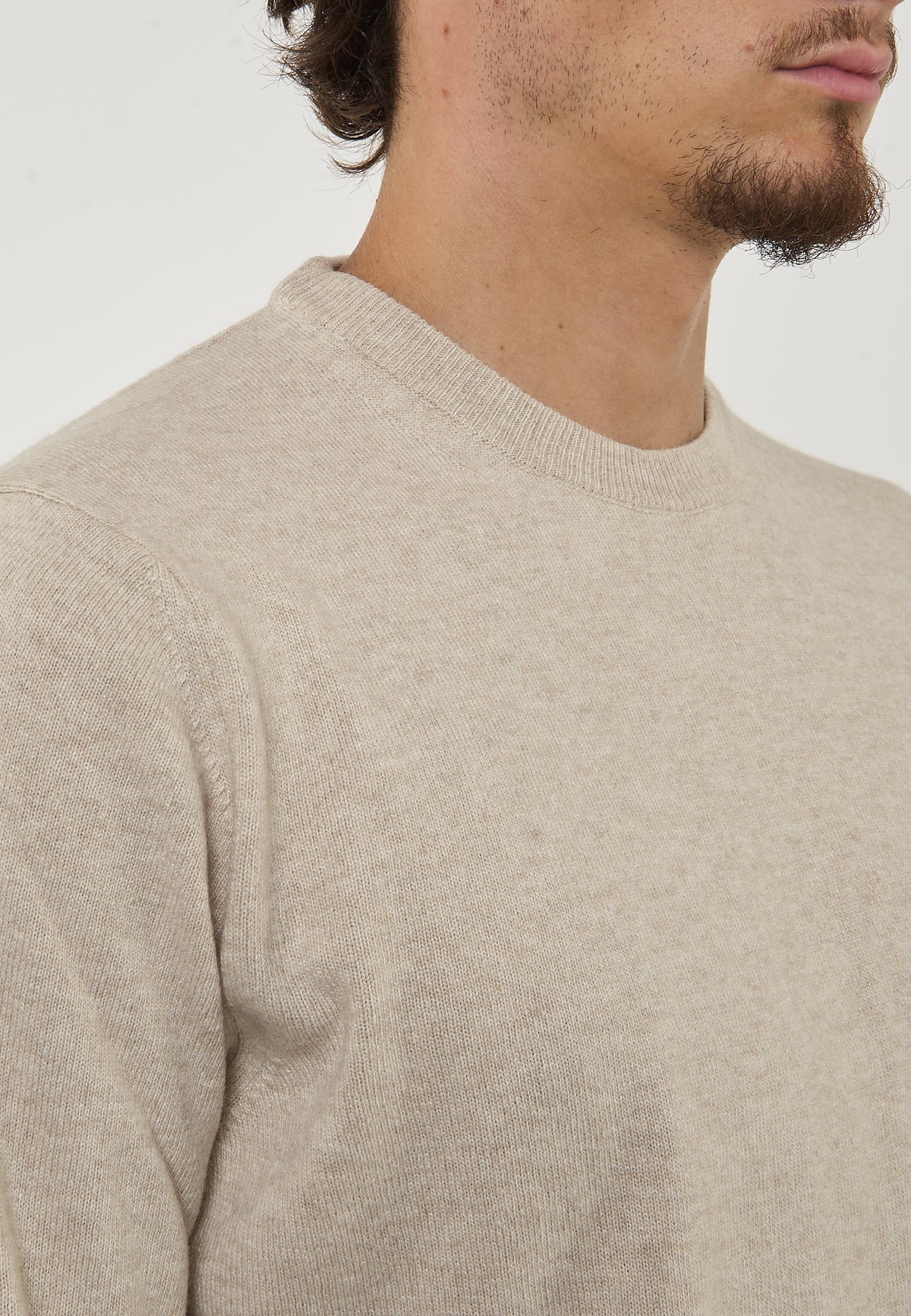 Pullover Girocollo Crew Basic Man Silk 