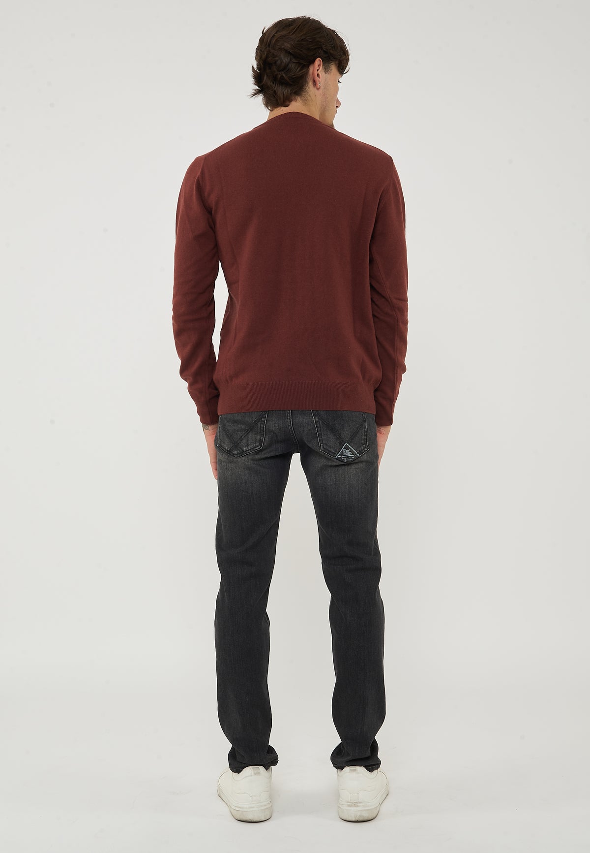 Pullover Girocollo Crew Basic Man Vicugna 