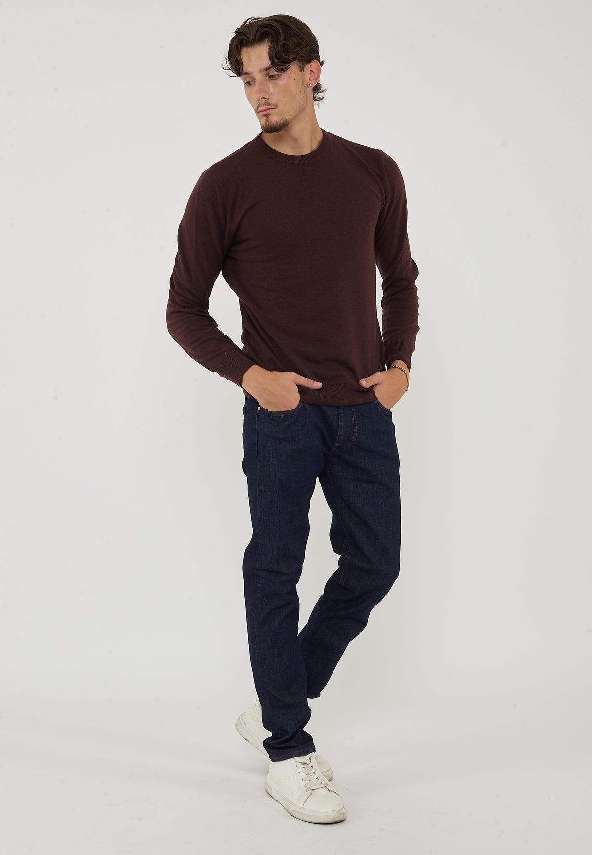 Pullover Girocollo Crew Basic Man Arabica 