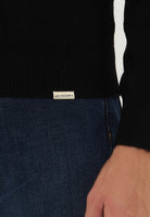 Pullover Misto Cashmere Girocollo Crew Basic Man Black 