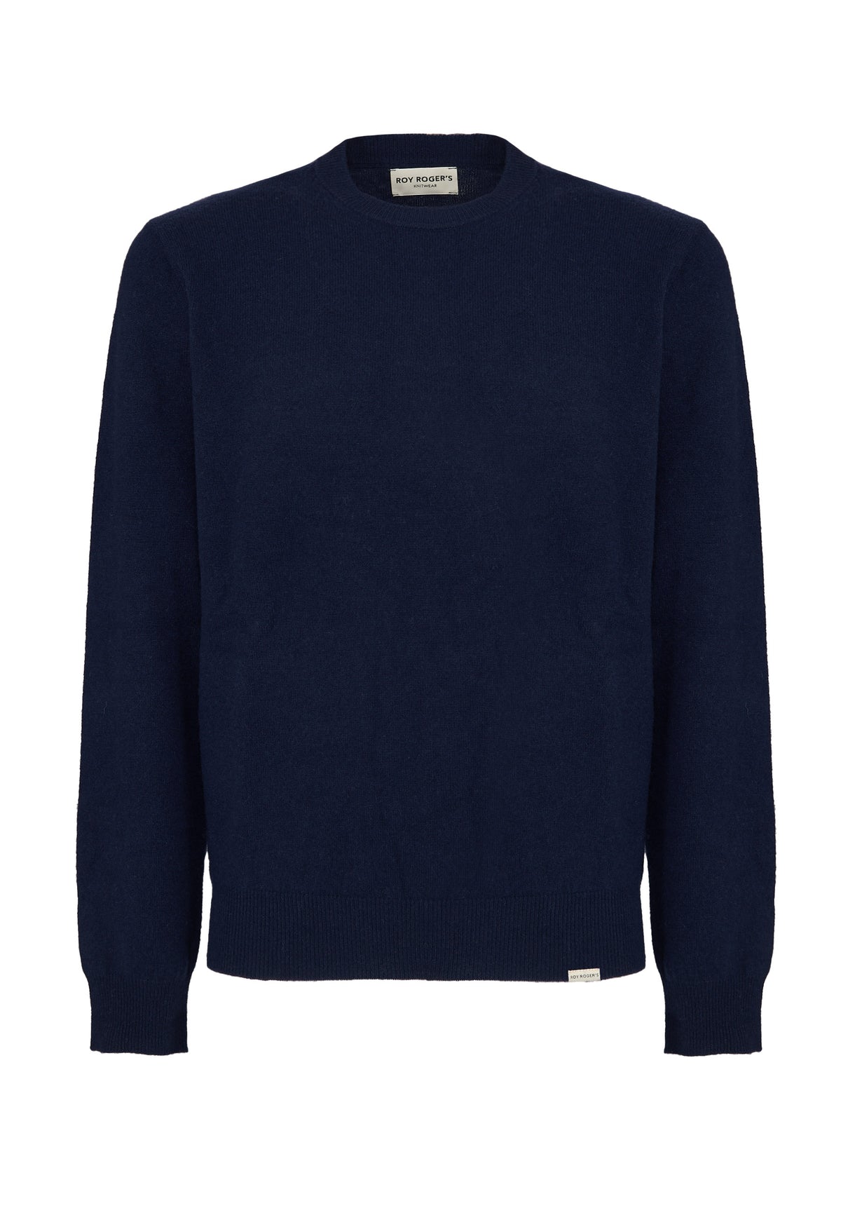Pullover Misto Cashemeire  Girocollo Crew Basic Man Blue Navy 