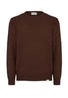 Pullover Misto Cashemeire  Girocollo Crew Basic Man Brown 