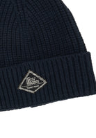 Beanie In Maglia Blue Navy 