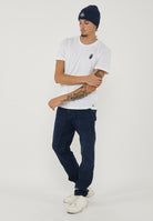 Beanie In Maglia Blue Navy 