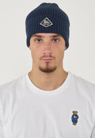 Beanie In Maglia Blue Navy 