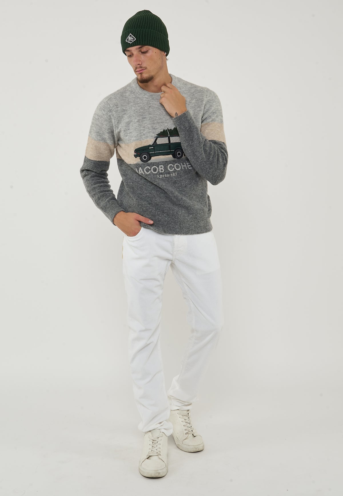 Beanie In Maglia Bottle 