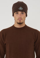 Beanie In Maglia Brown 