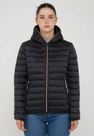 Piumino Animal Free Con Cappuccio Donna Alexis Black 