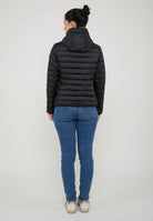 Piumino Animal Free Con Cappuccio Donna Alexis Black 