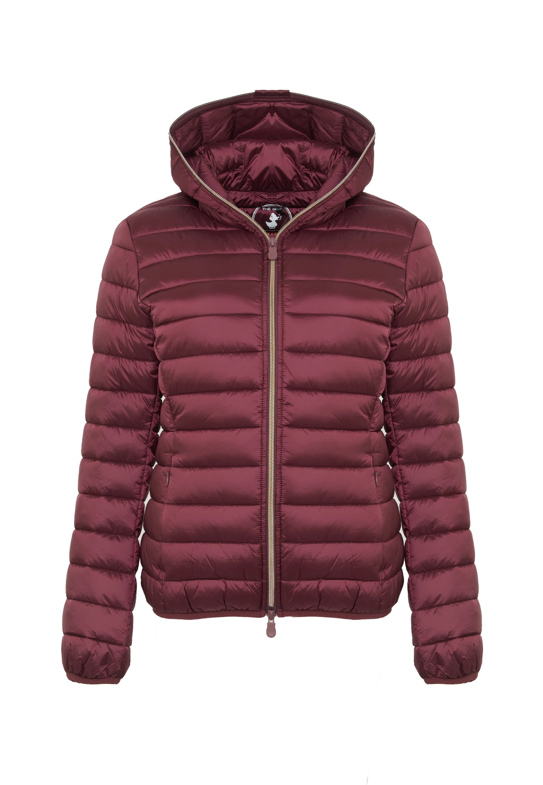 Piumino Animal Free Con Cappuccio Donna Alexis Wine Red 