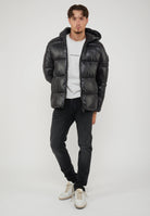 Piumino Animal Free Con Cappuccio Uomo Edgard Black 