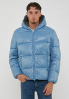 Piumino Animal Free Con Cappuccio Uomo Edgard Dolphni Blue 