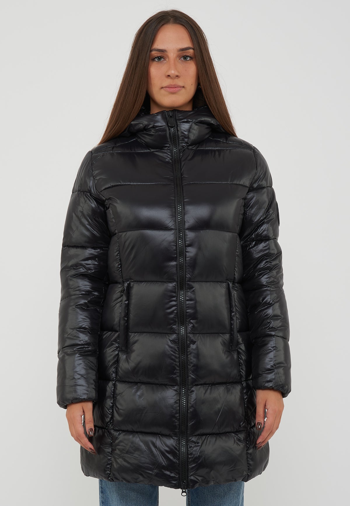 Giacca Lunga Donna Ines Black 