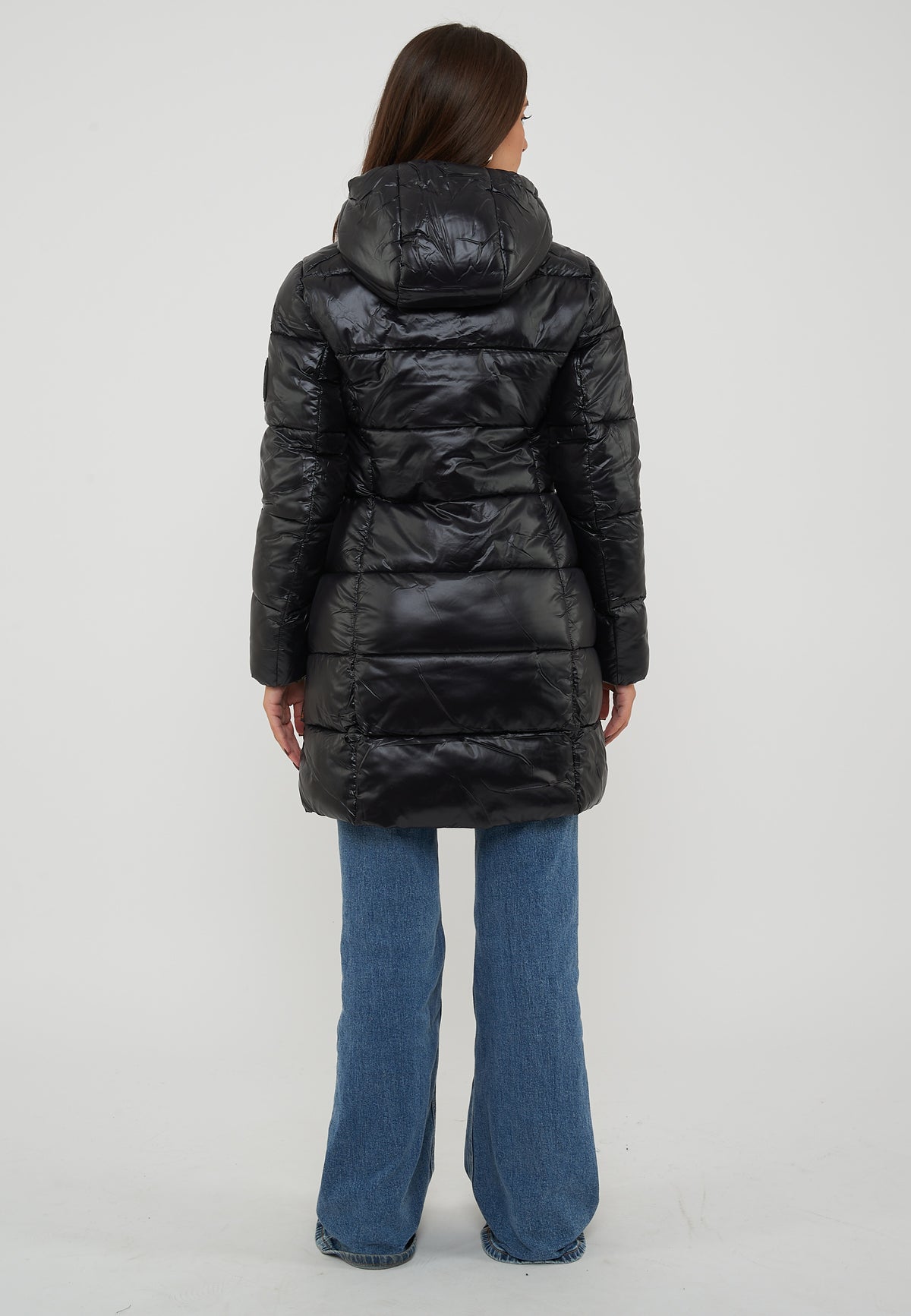 Giacca Lunga Donna Ines Black 