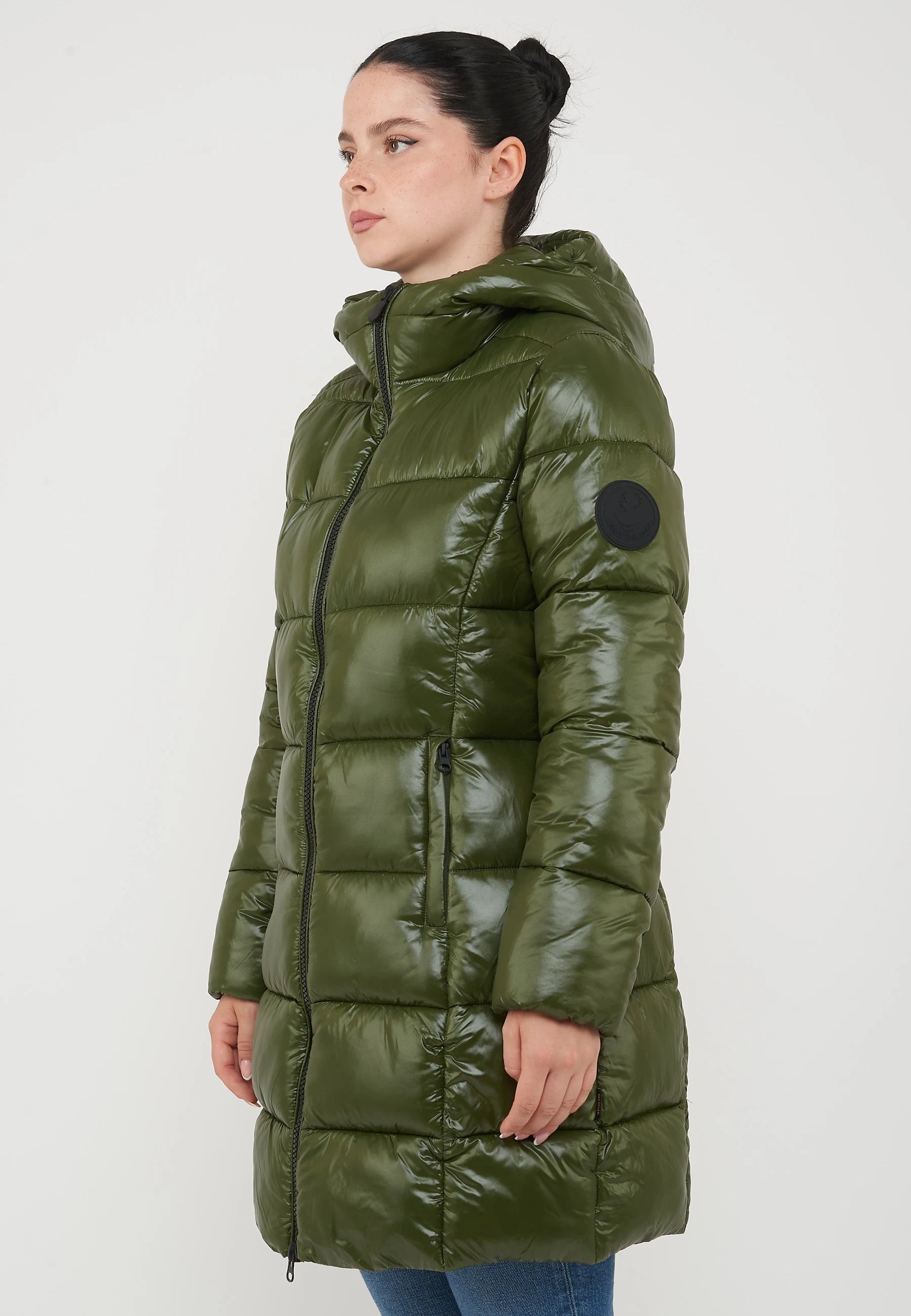 Giacca Lunga Donna Ines Pine Green 