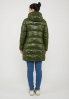 Giacca Lunga Donna Ines Pine Green 
