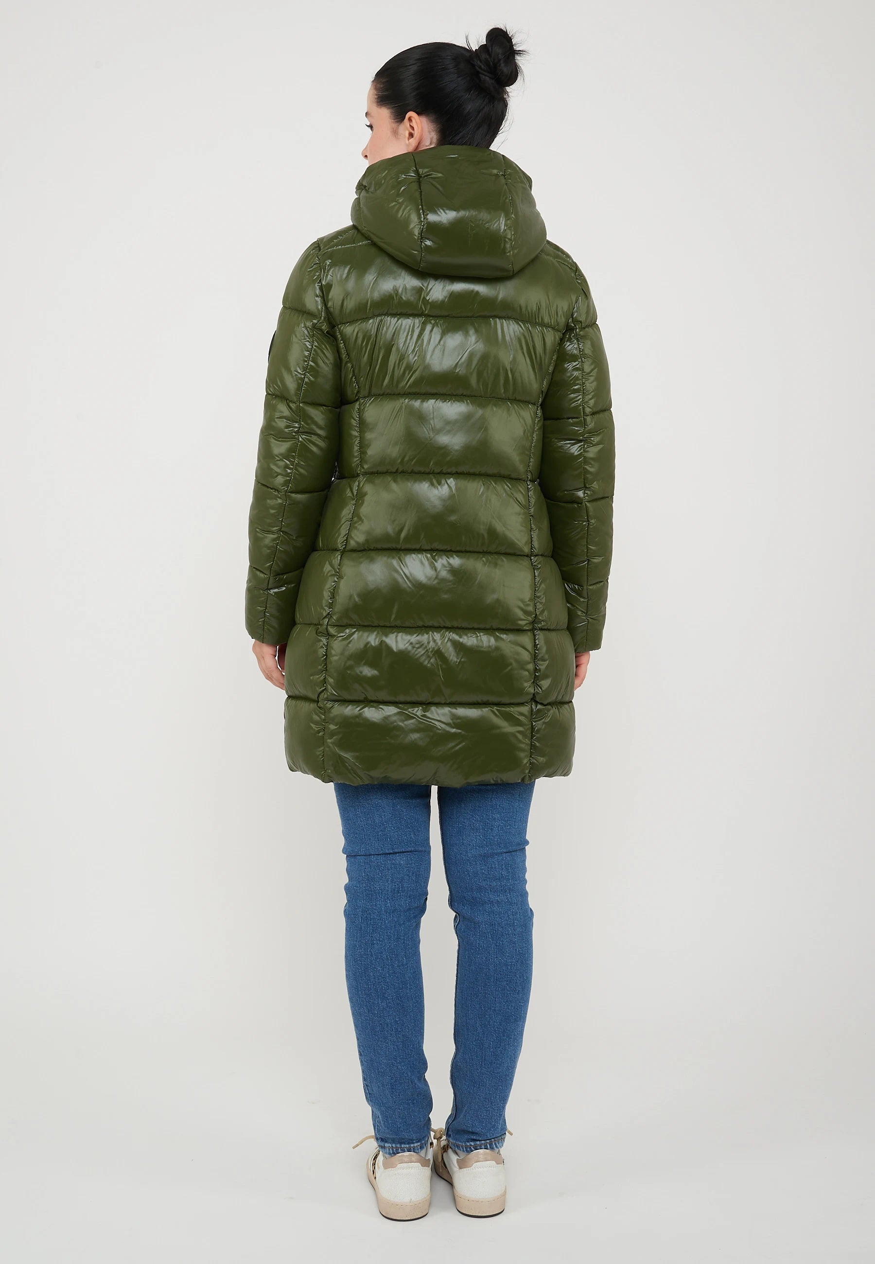 Giacca Lunga Donna Ines Pine Green 