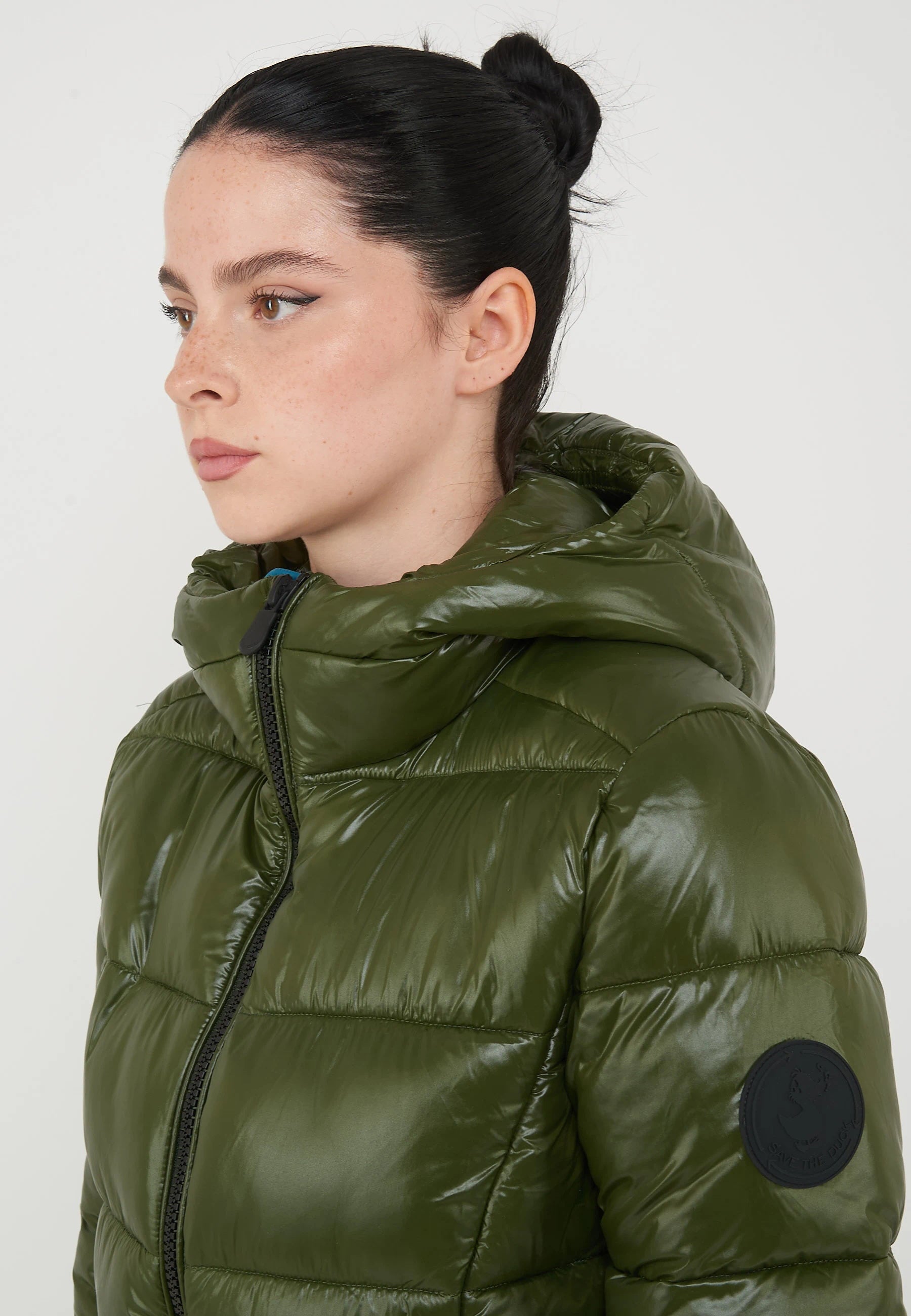 Giacca Lunga Donna Ines Pine Green 