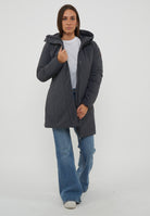 Parka Donna Modello Leyla Ebony Grey 