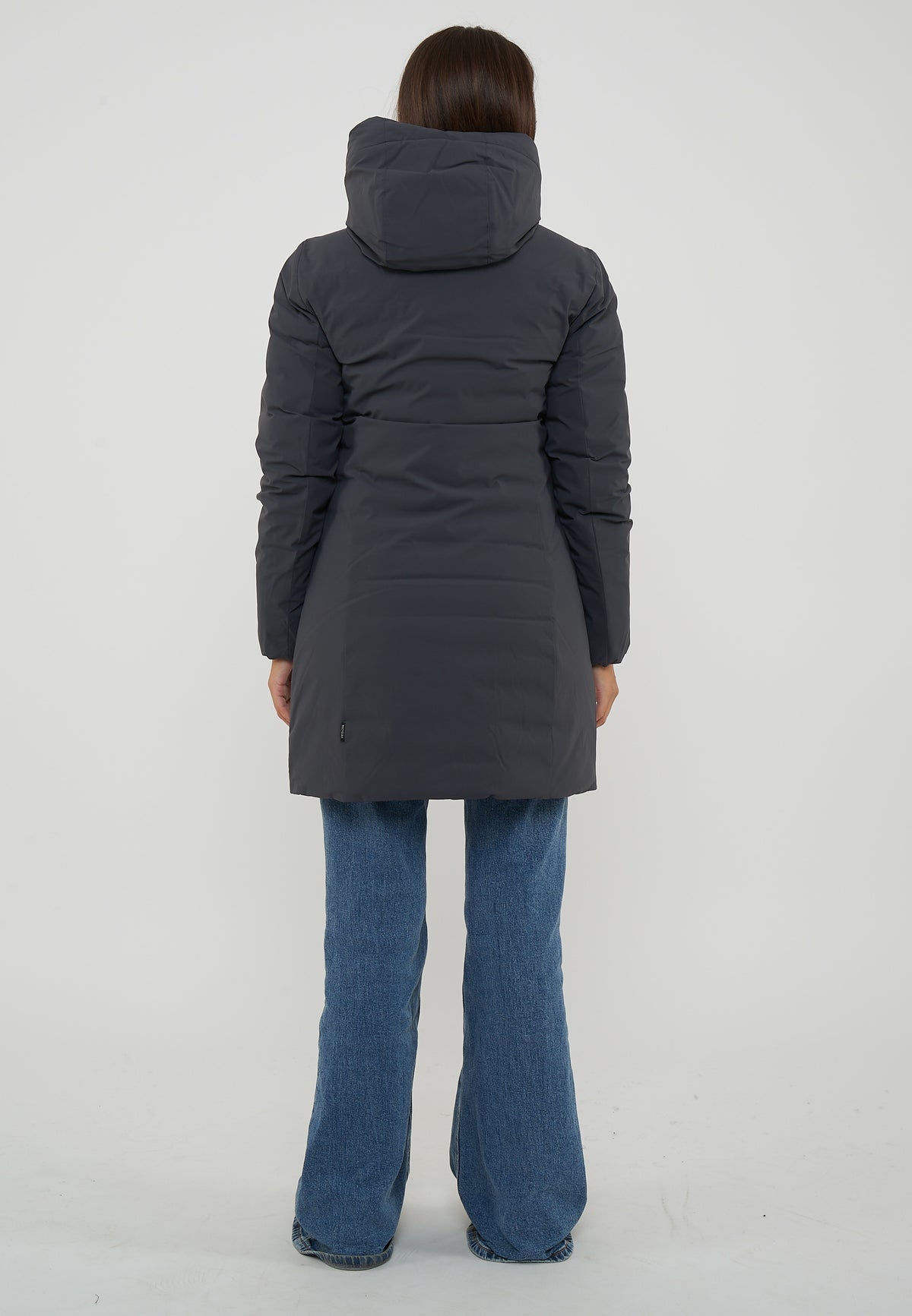 Parka Donna Modello Leyla Ebony Grey 
