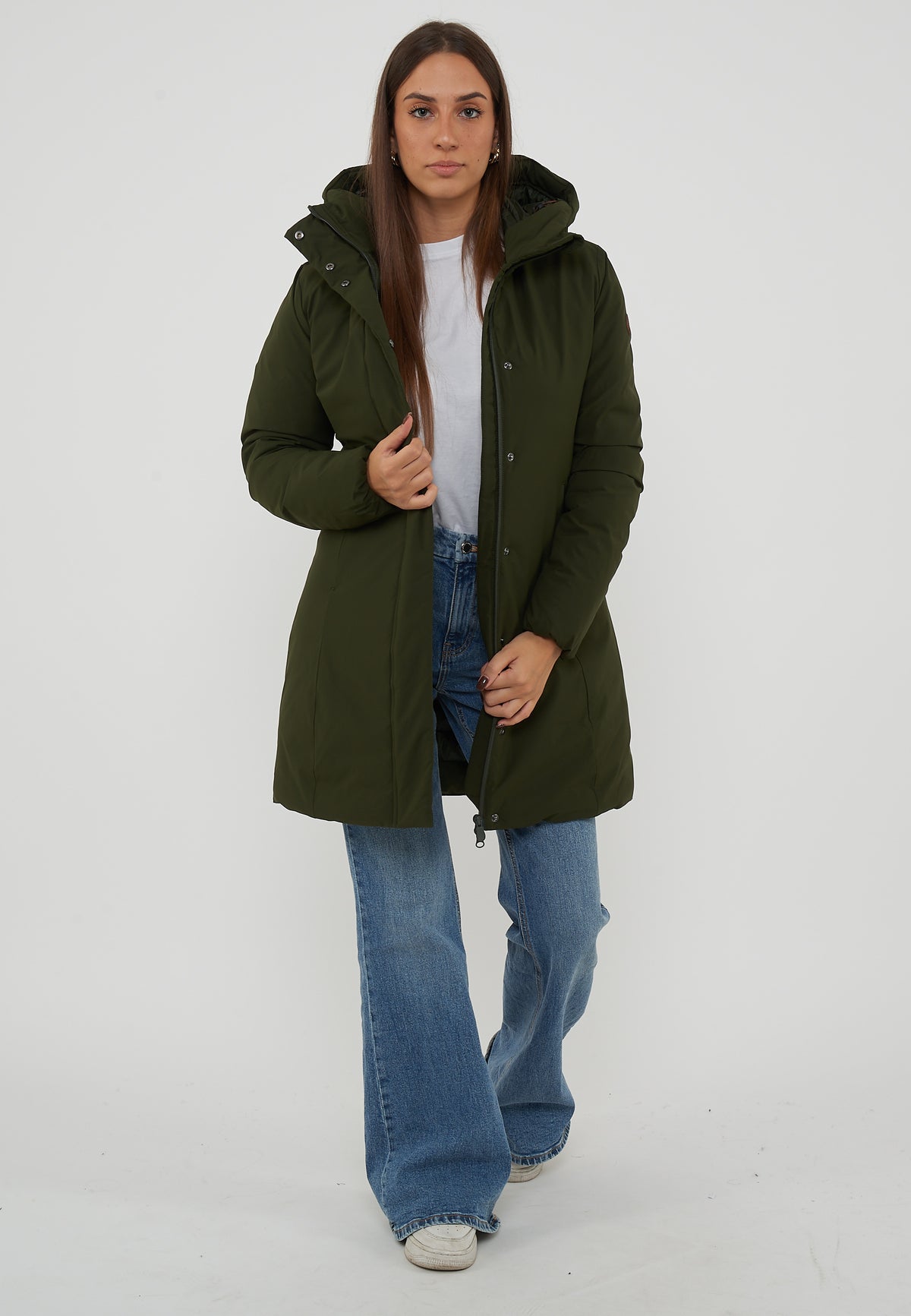 Parka Donna Modello Leyla Land Green 