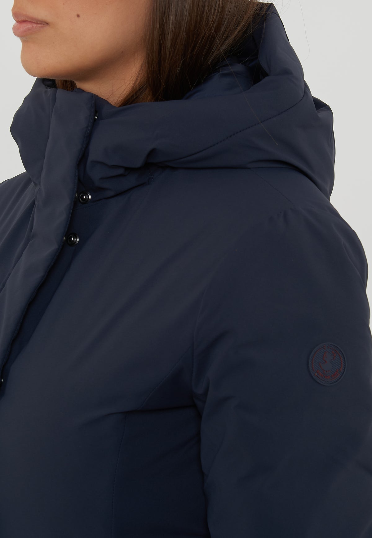 Parka Donna Modello Leyla Navy Blue 