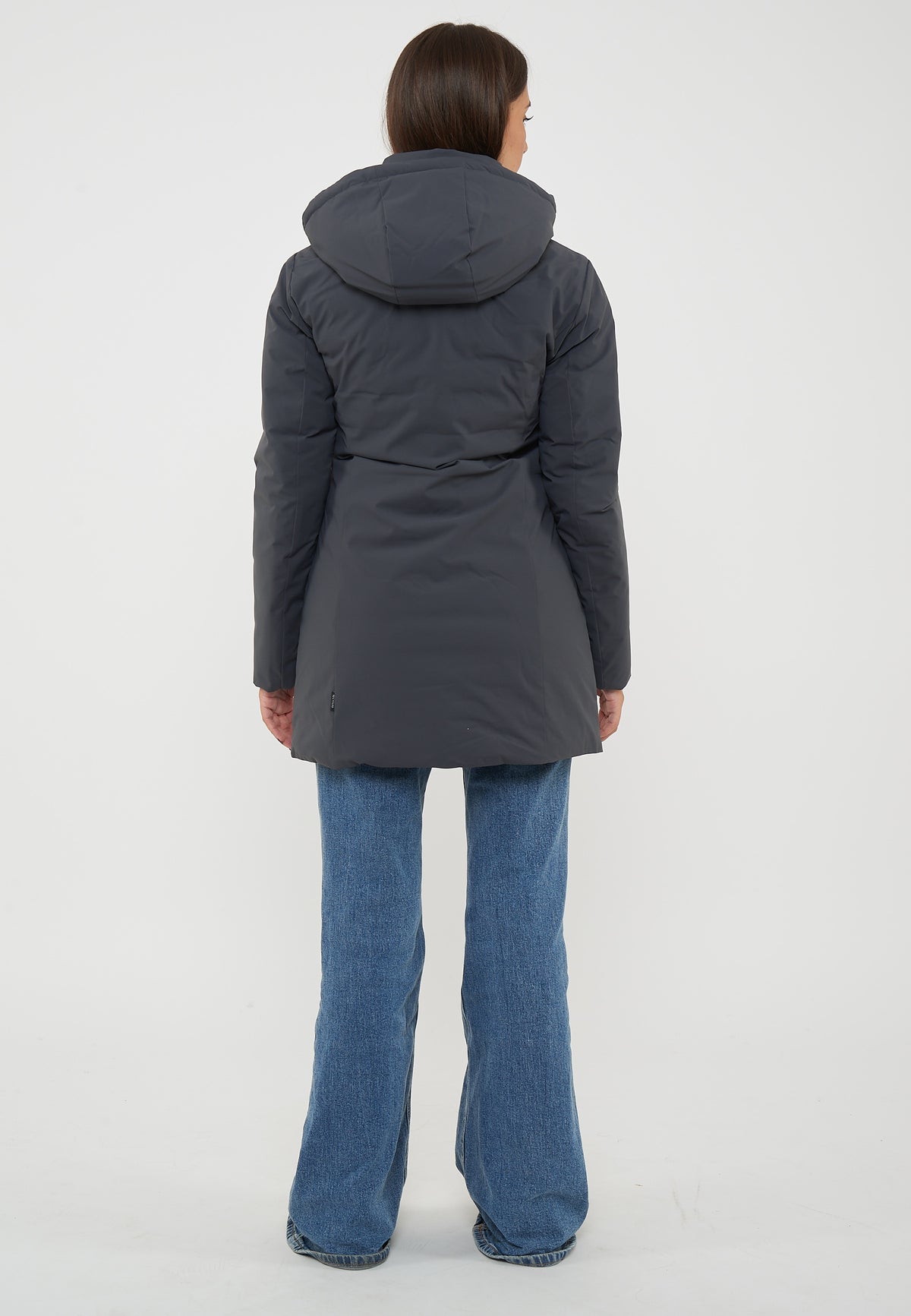 Parka Donna Con Cappuccio Rachel Ebony Grey 