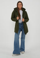 Women's Hooded Parka Rachel Land Green