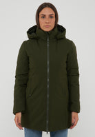 Women's Hooded Parka Rachel Land Green