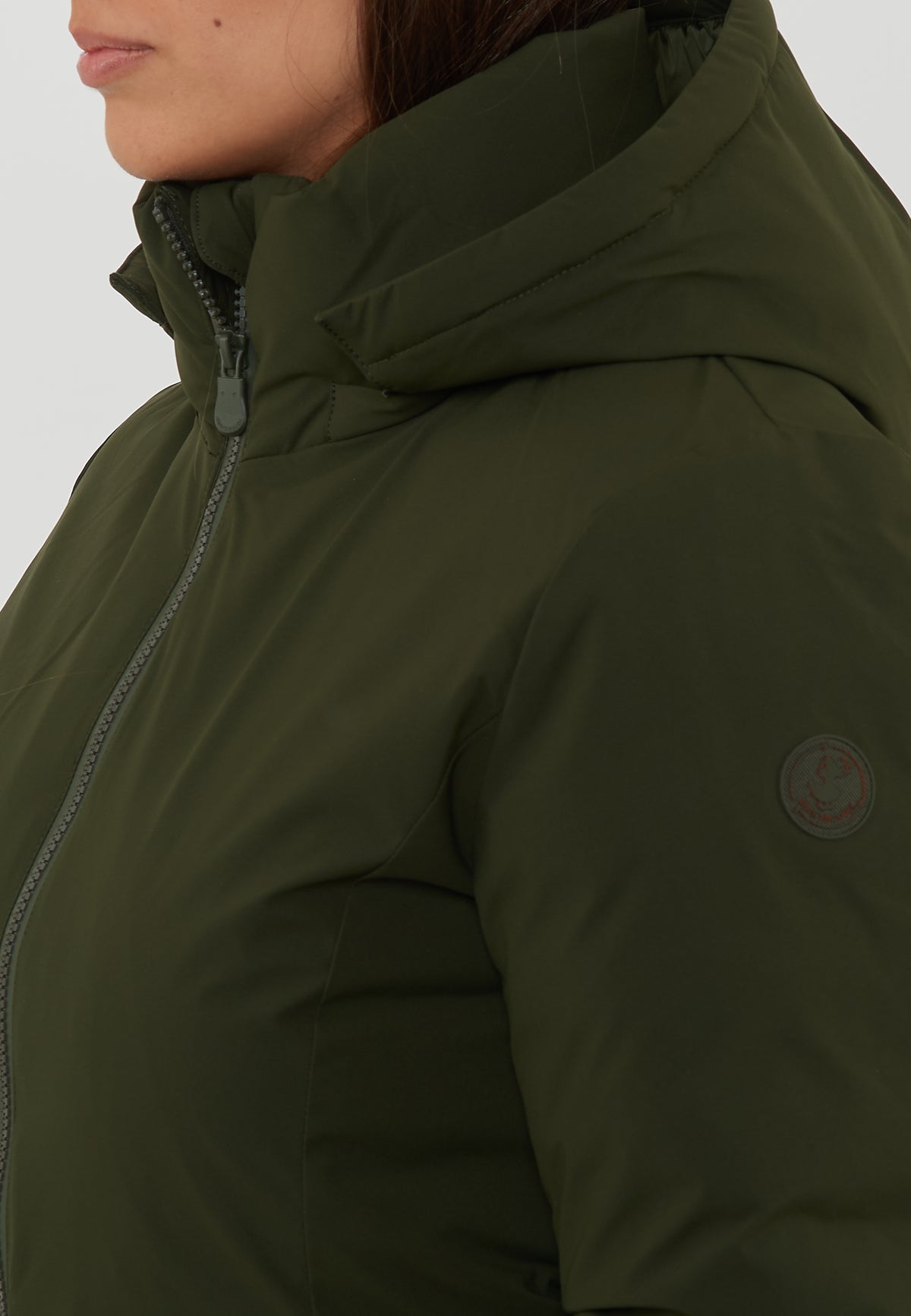 Women's Hooded Parka Rachel Land Green