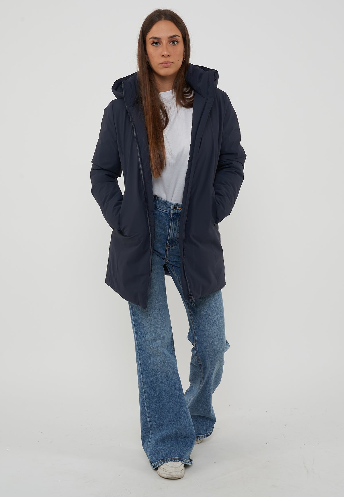 Parka Donna Con Cappuccio Rachel Land Green 