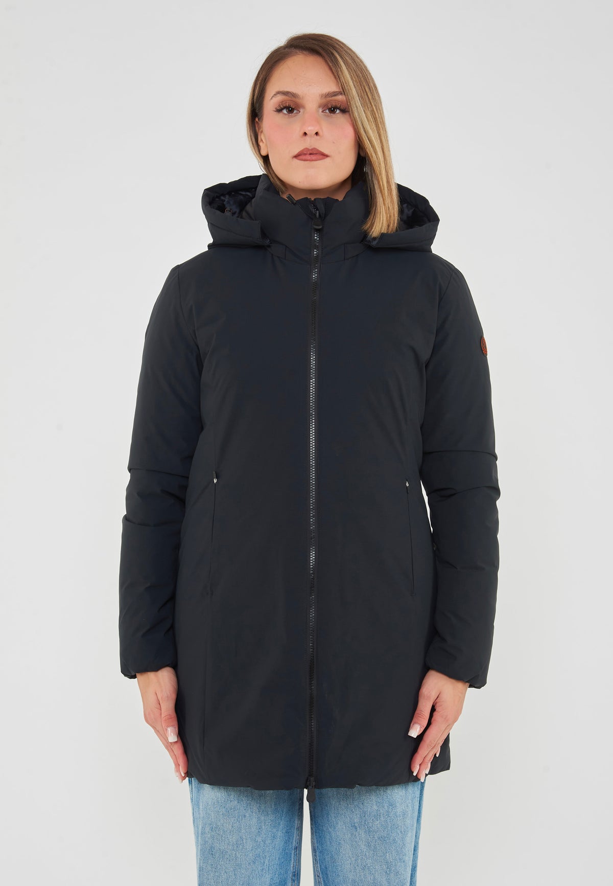 Parka Donna Con Cappuccio Rachel Nero 