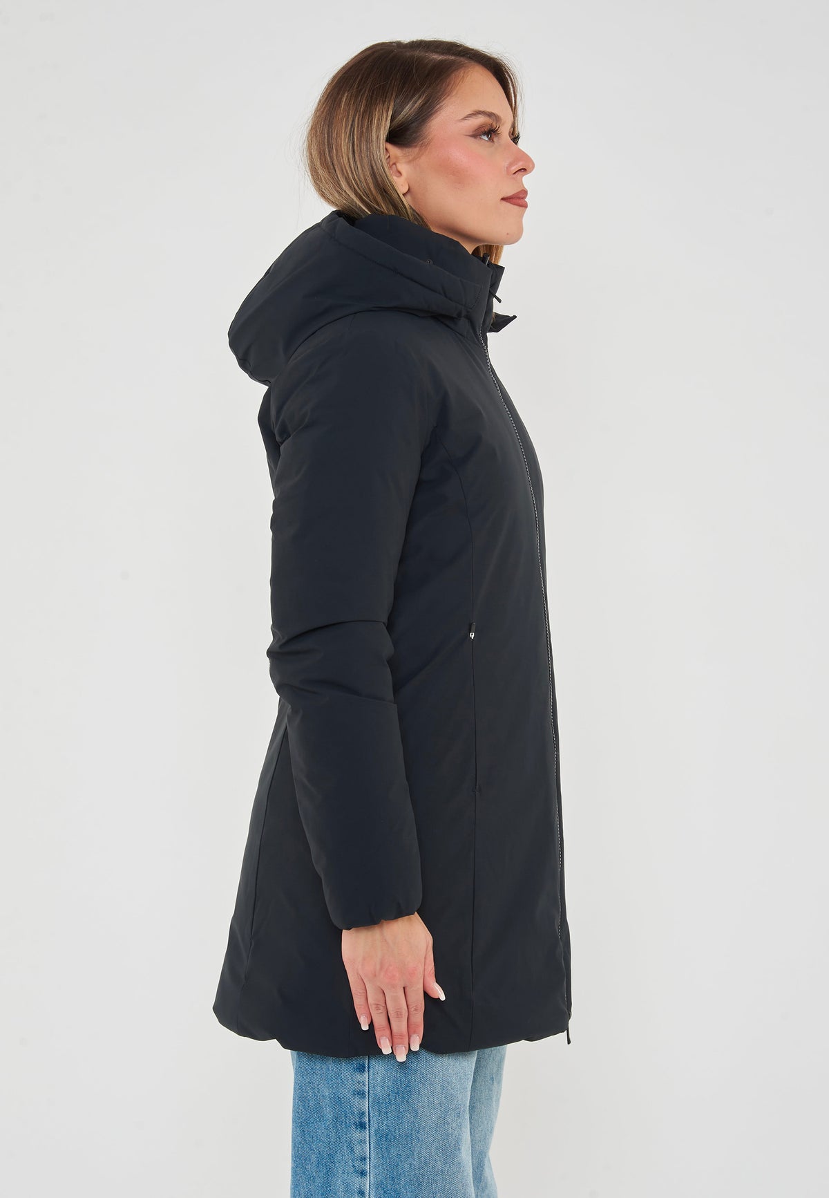 Parka Donna Con Cappuccio Rachel Nero 