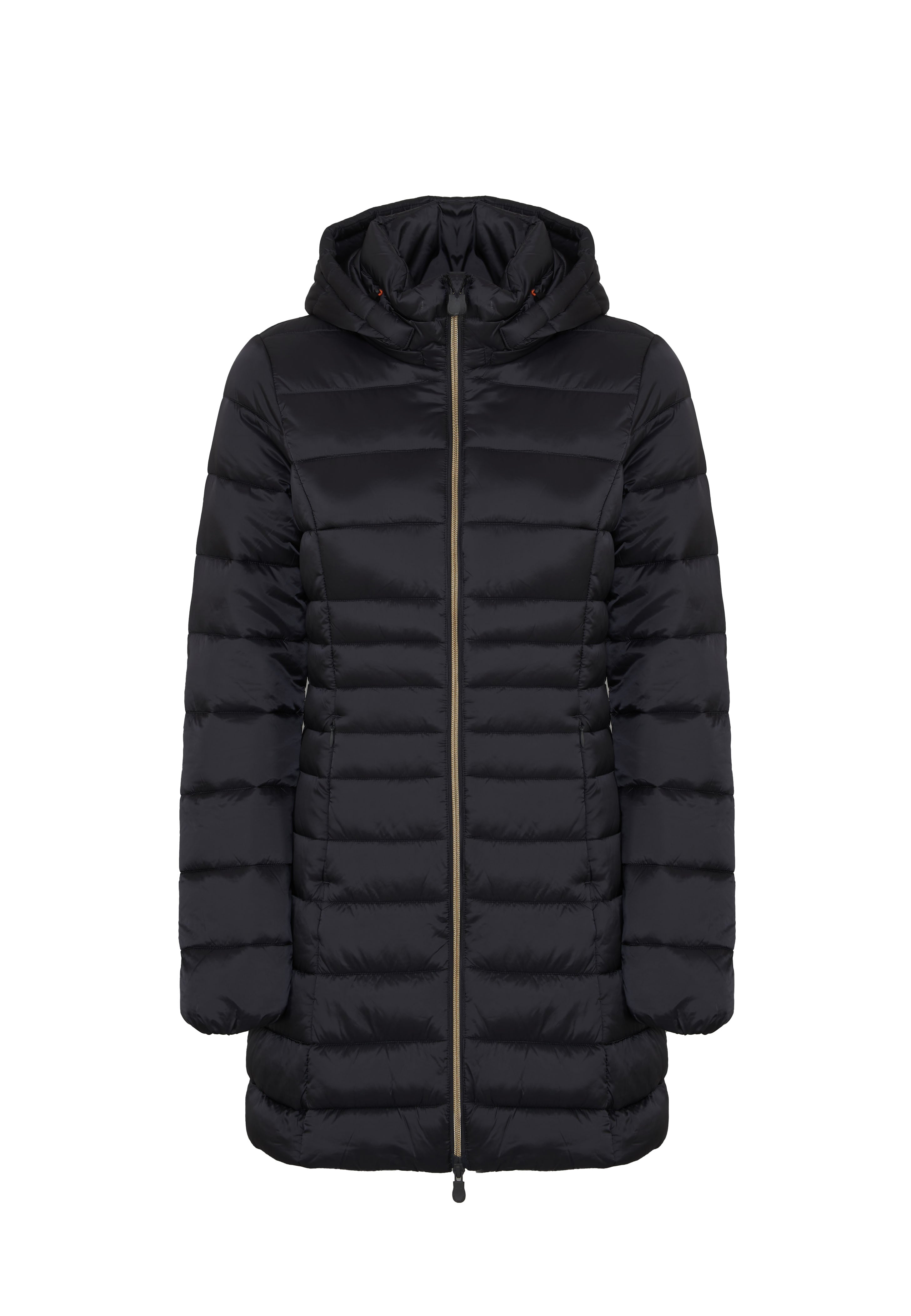 Piumino Lungo Da Donna Modello Reese Nero 