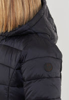 Piumino Lungo Da Donna Modello Reese Nero 