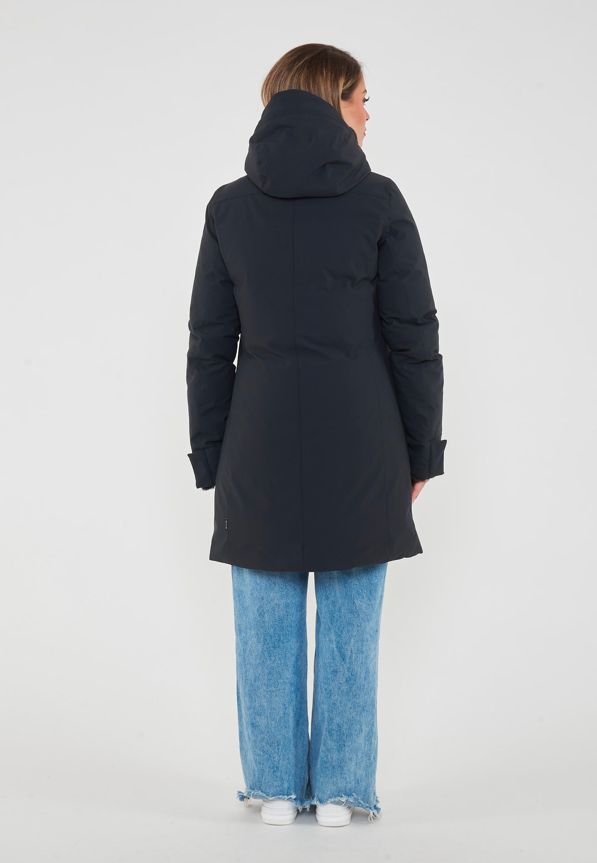 Parka Donna Con Cappuccio Samantah Nero 