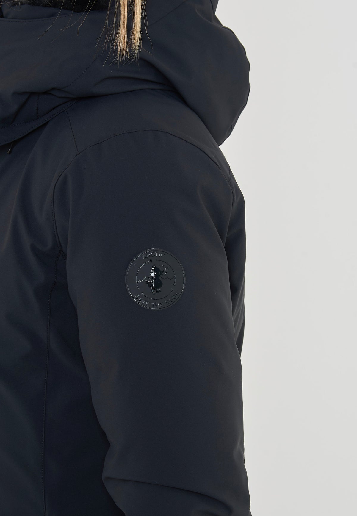 Parka Donna Con Cappuccio Samantah Nero 