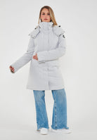 Parka Donna Con Cappuccio Samantah Fog Grey 
