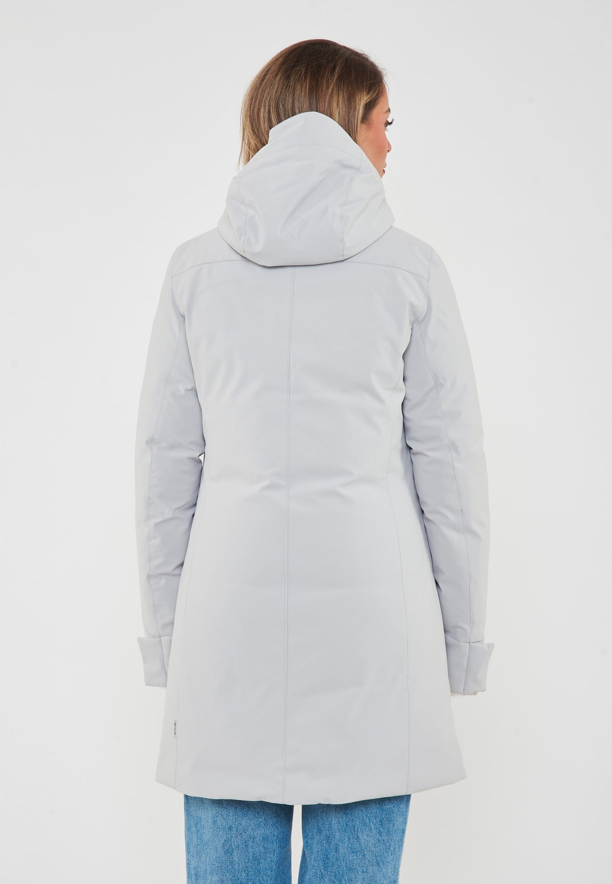 Parka Donna Con Cappuccio Samantah Fog Grey 