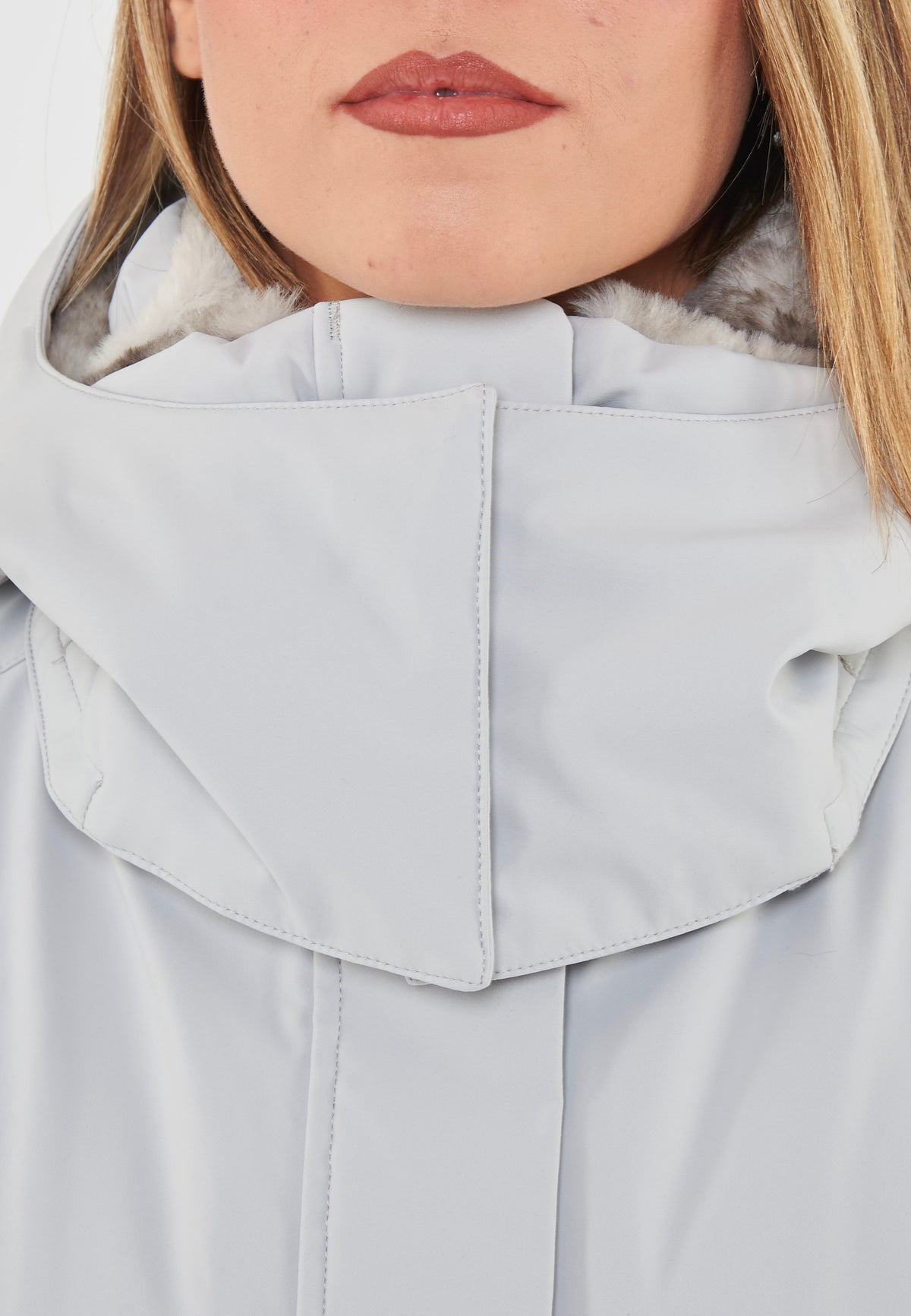 Parka Donna Con Cappuccio Samantah Fog Grey 